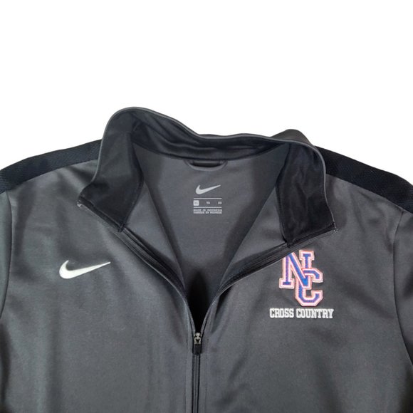 Nike Warm Up Track Jacket Youth Large Black Training Full Zip North Carolina NC - Picture 5 of 9